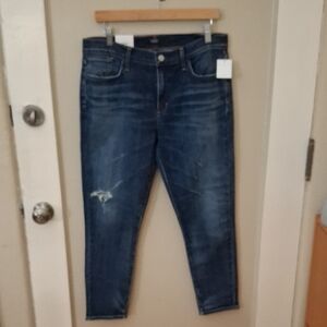 NWT Agolde For Urban Outfitters Soohie High Rise Skinny Crop Jean_1